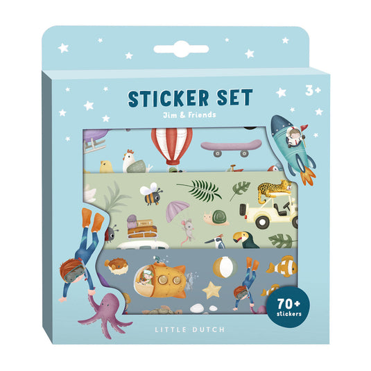 Little dutch jim friends stickerset