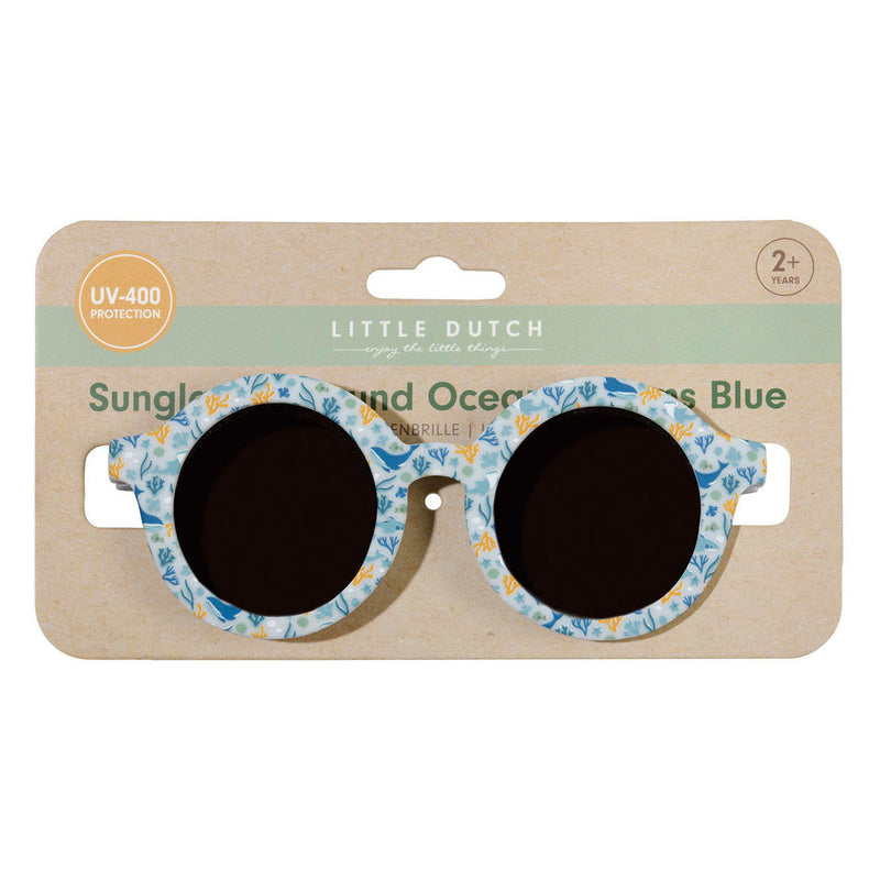 Load image into Gallery viewer, Little dutch kinderzonnebril ocean dreams blauw
