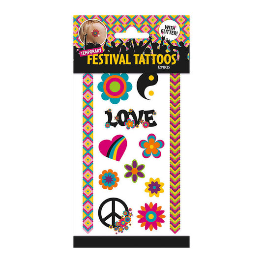 Totum tattoos glitter look festival