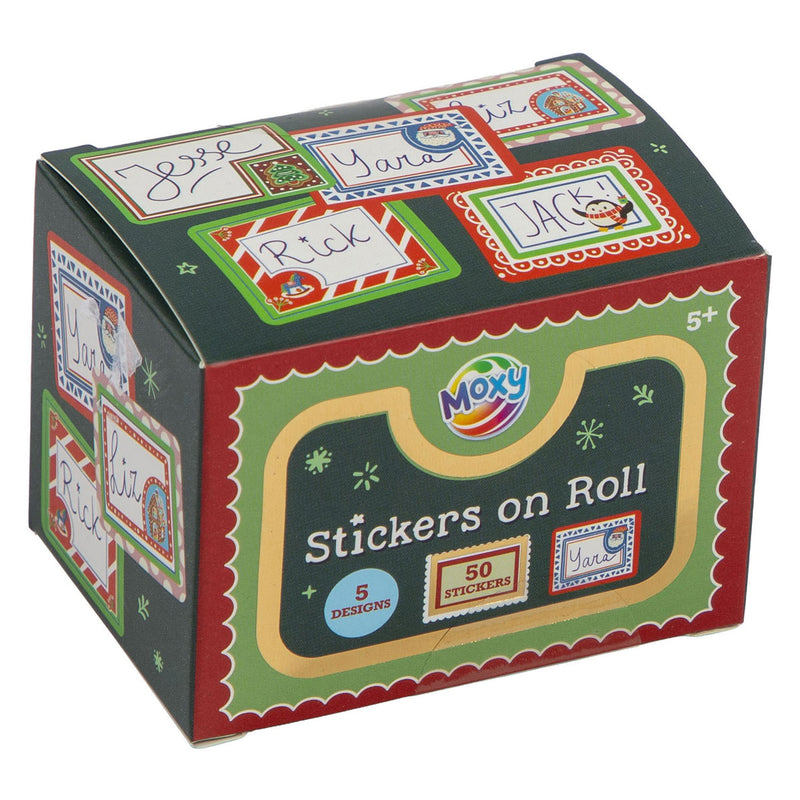 Load image into Gallery viewer, Creative craft group stickers op rol 5 designs - 50st.
