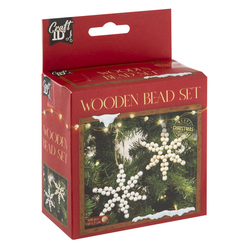 Load image into Gallery viewer, Creative craft group houten kralen kersthangers set kerstmis
