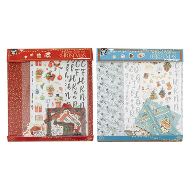 Creative craft group knutselen met papier set kerstmis - 37dlg.