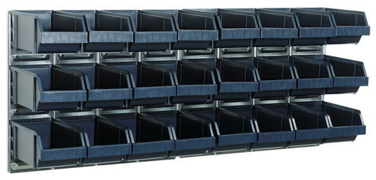 Raaco magazijnbakken 2 wandpanelen met 24 bakjes - 181228 - 181228