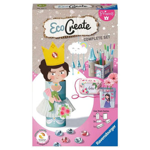 Ravensburger ecocreate mini princesses - hobbypakket - knutselen met oude verpakkingen