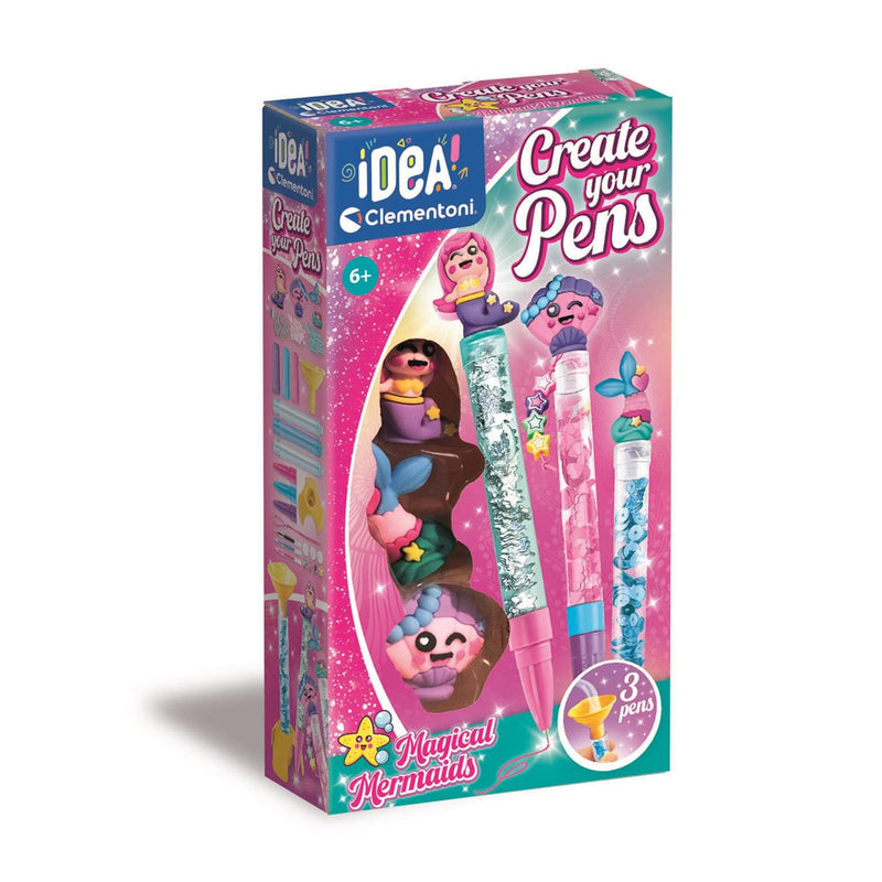 Load image into Gallery viewer, Clementoni idea maak je eigen pennen - magical mermaids
