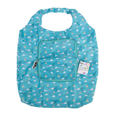 Create it! poptastic opvouwbare shopper - turquoise