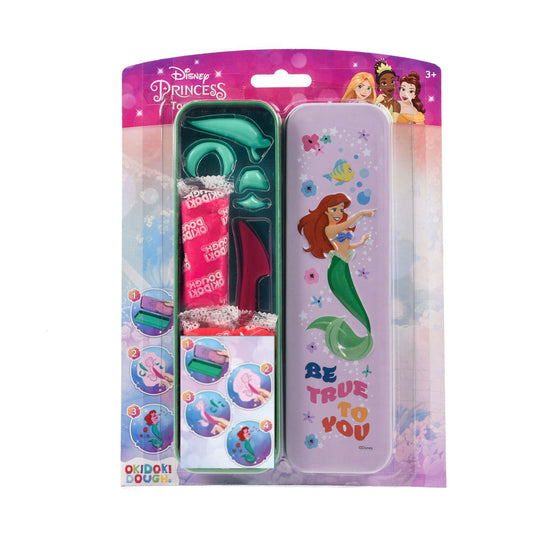 Canenco disney princess okidoki klei bewaarblik 3d met accessoires