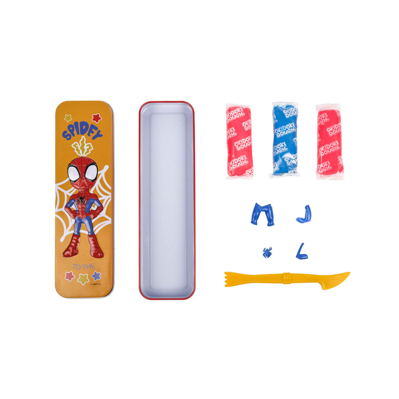 Load image into Gallery viewer, Canenco Spidey OkiDoki Klei Bewaarblik 3D met Accessoires
