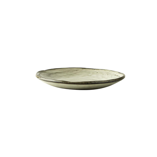 Dutch rose organic bord ø17cm creme doos a 4 stuks