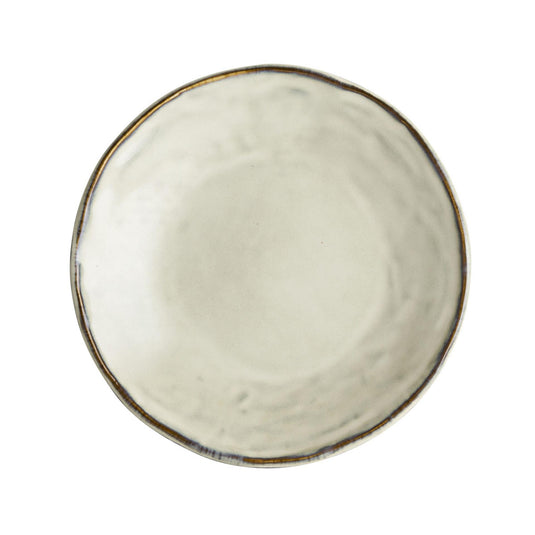 Dutch rose organic bord ø17cm creme doos a 4 stuks