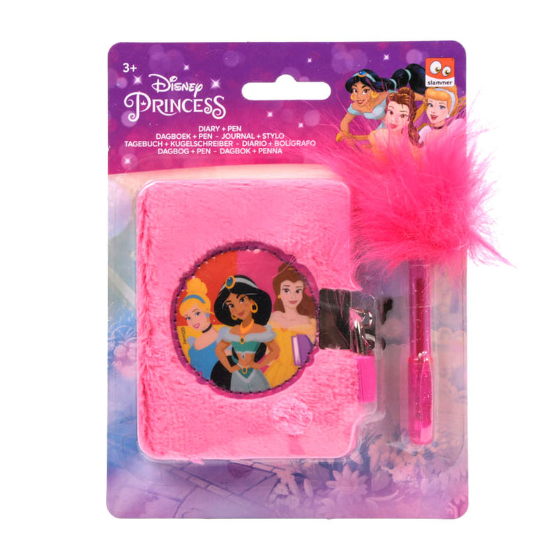 Load image into Gallery viewer, Canenco disney princess dagboek pluche met pen
