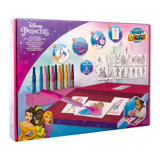 Canenco disney princess blaaspennen set deluxe