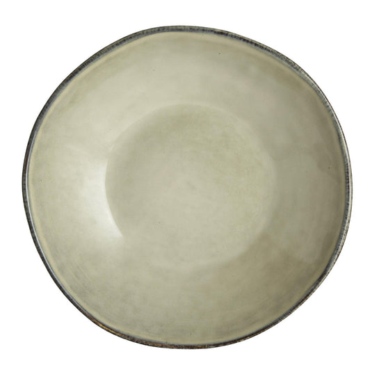 Dutch rose organic bord diep ø23,5cm creme doos a 4 stuks