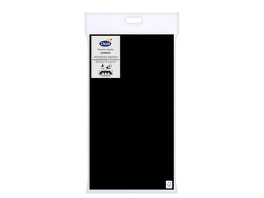 Duni tafellaken zwart 138x220cm silk fsc