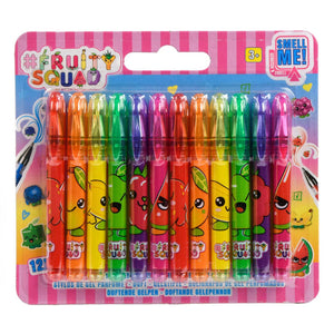 Canenco fruity squad mini gelpennen met geur, 12st.