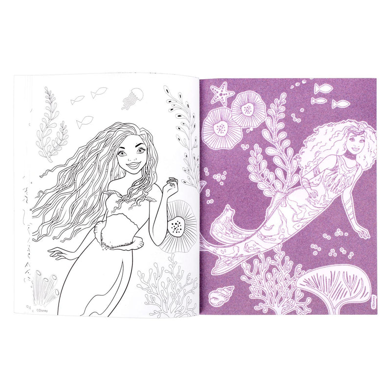 Load image into Gallery viewer, The Little Mermaid Viltkunst en Kleurboek
