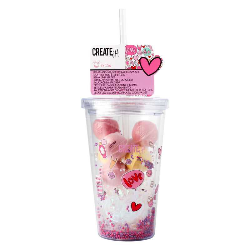 Load image into Gallery viewer, Create It! Beauty Drinkbeker Zeep En Bruisballen
