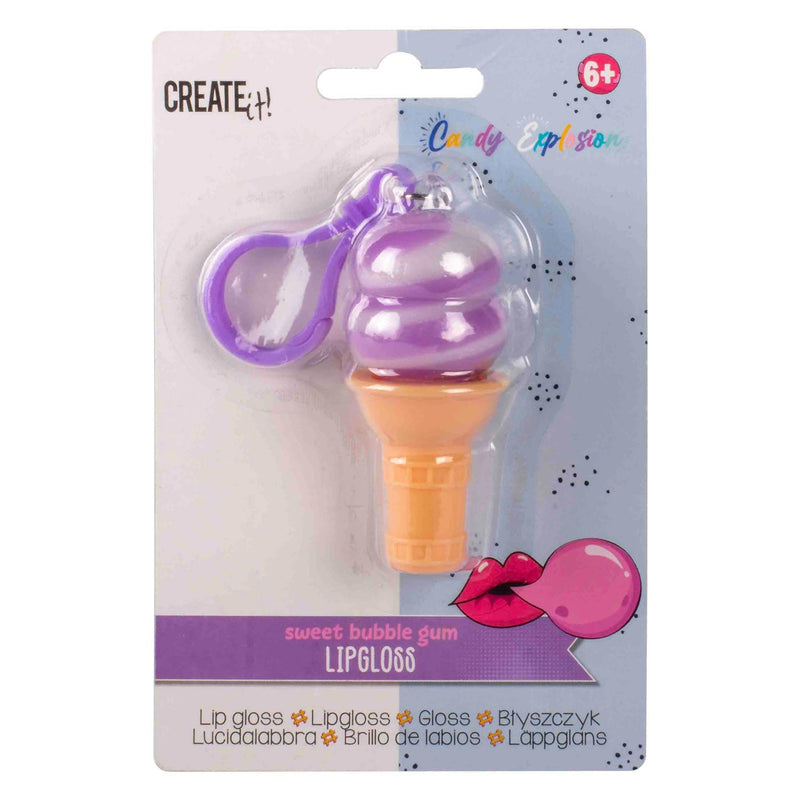 Load image into Gallery viewer, Canenco create it! candy explosion lipgloss ijsje sleutelhanger
