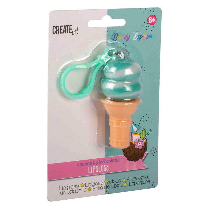 Load image into Gallery viewer, Canenco create it! candy explosion lipgloss ijsje sleutelhanger
