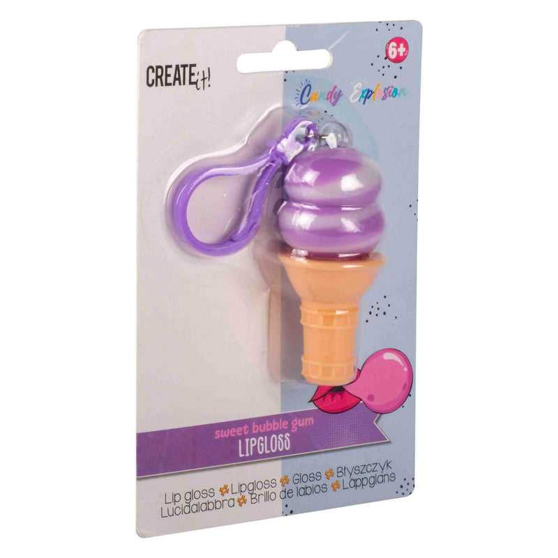 Load image into Gallery viewer, Canenco create it! candy explosion lipgloss ijsje sleutelhanger
