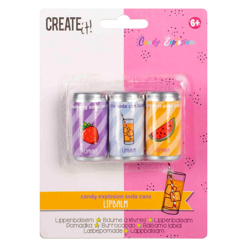 Load image into Gallery viewer, Create it! candy explosion lippenbalsem, 3st.
