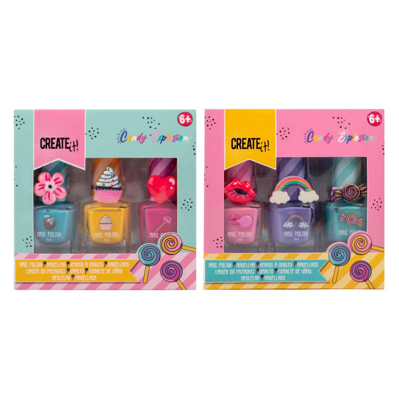 Load image into Gallery viewer, Create it! candy explosion nagellak, 3st.
