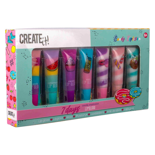 Create it! candy explosion lipgloss swirl