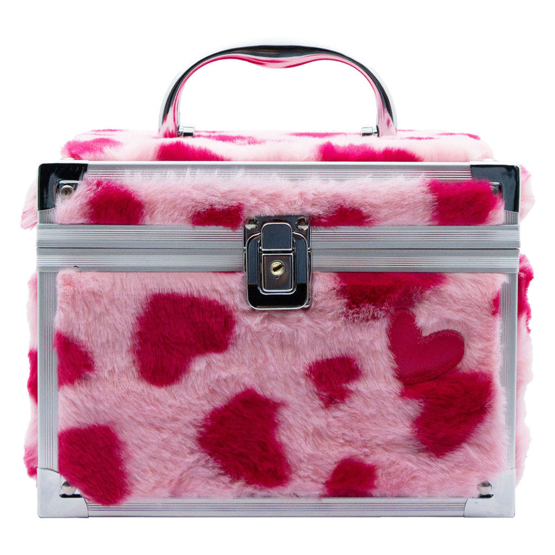 Load image into Gallery viewer, Create it! hart make-up case fluffy hartjes
