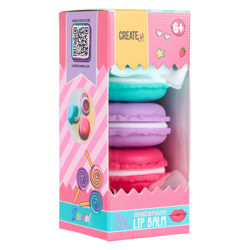 Load image into Gallery viewer, Create it! candy lippenbalsem macaron box, 3st.
