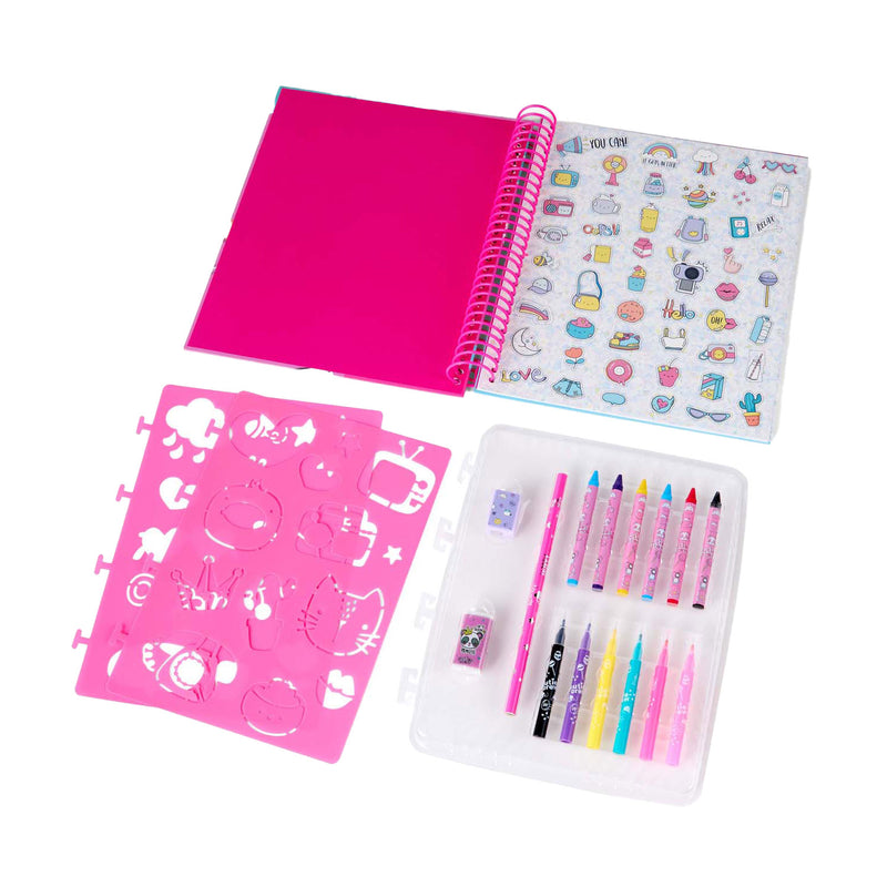 Load image into Gallery viewer, Canenco cutie crew sjabloon activiteiten kleurboek
