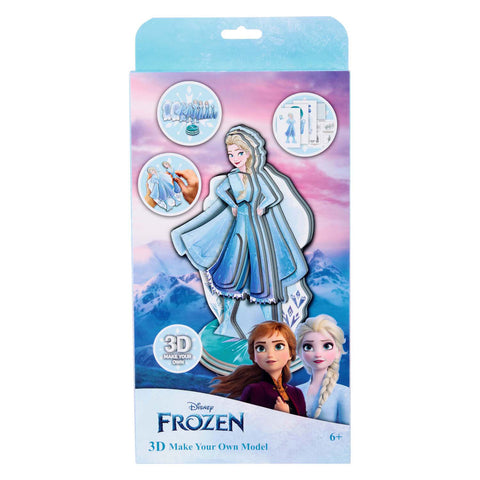 Disney frozen maak je eigen 3d figuur elsa