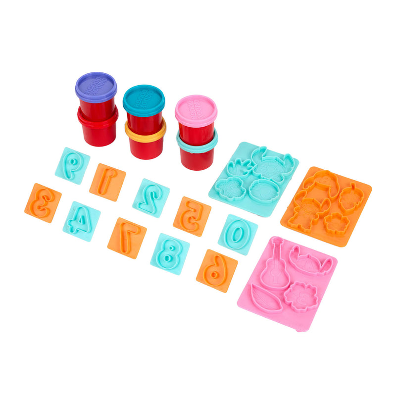 Load image into Gallery viewer, Canenco stitch kleiset met cijfers - 6 kleipotjes
