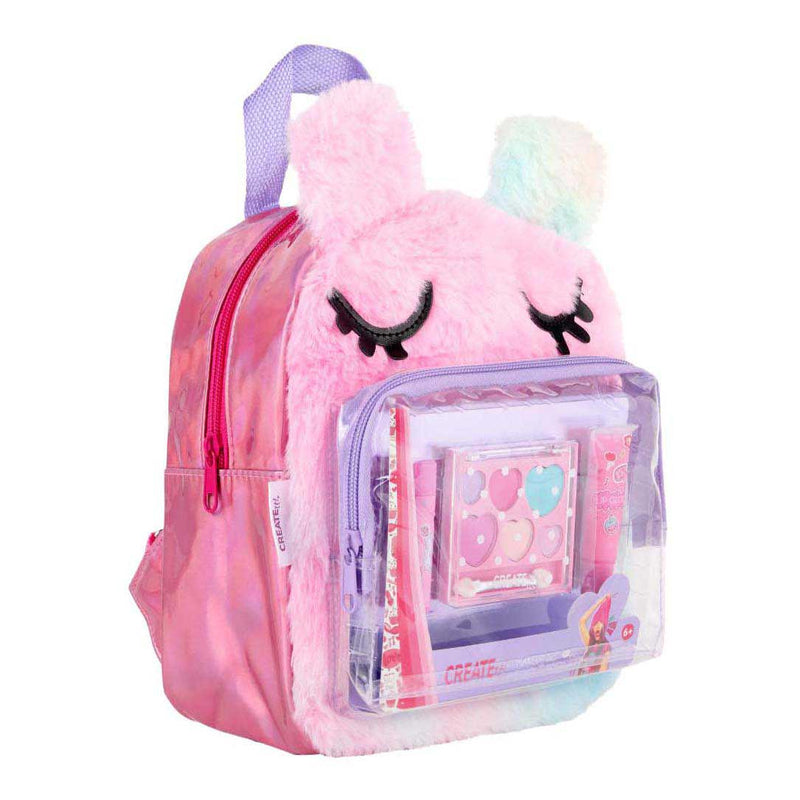 Load image into Gallery viewer, Merkloos sans marque create it! make-up set in fluffy rugtas
