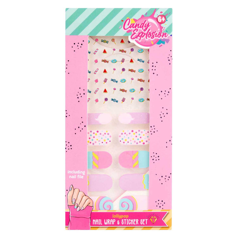 Load image into Gallery viewer, Canenco create it! candy explosion nagelstickers creatie set
