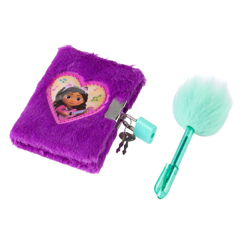 Load image into Gallery viewer, Canenco gabby's poppenhuis pluche dagboek met pluche pen
