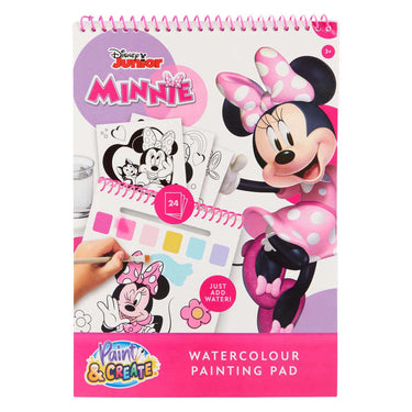 Canenco minnie mouse water verfset boek - incl kwast