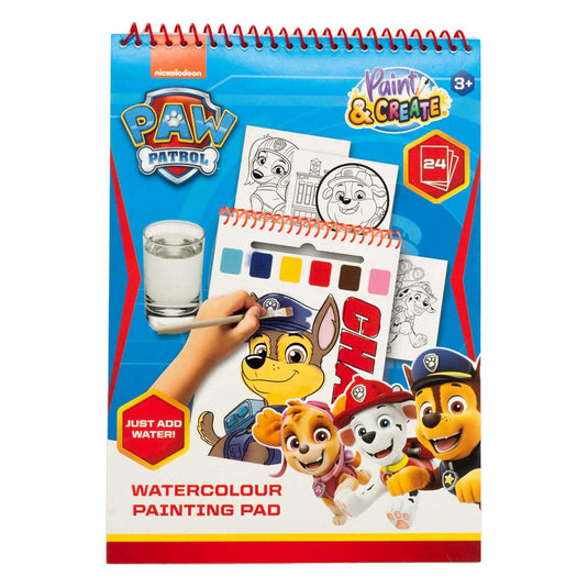 Canenco paw patrol water verfset boek - incl kwast