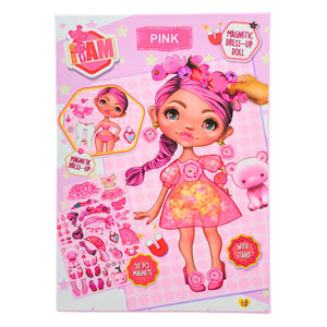 Canenco i am magnetic dress up doll - summer a5