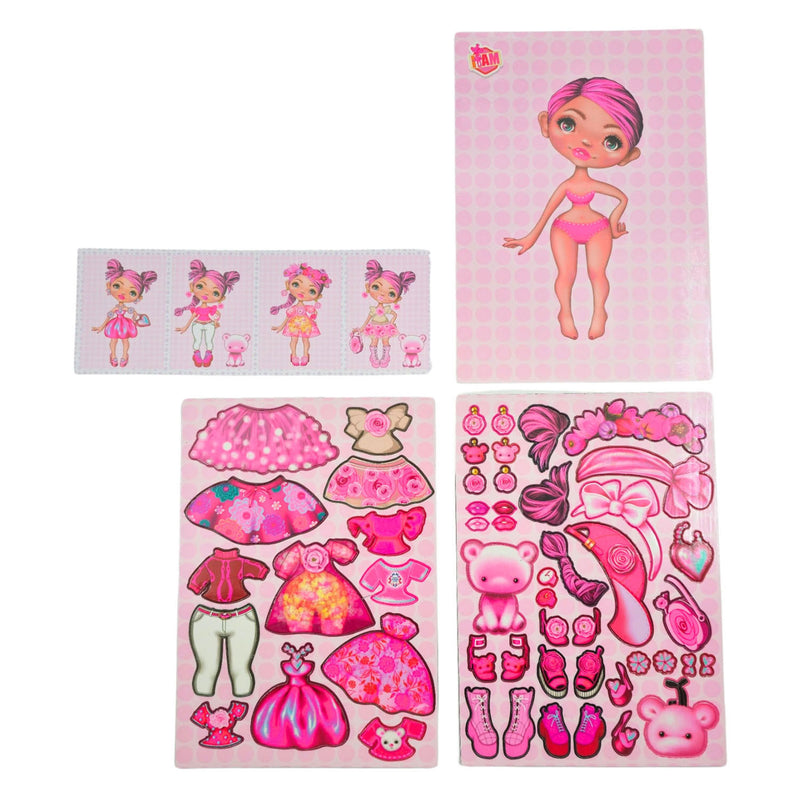 Load image into Gallery viewer, Canenco i am magnetic dress up doll - summer a5
