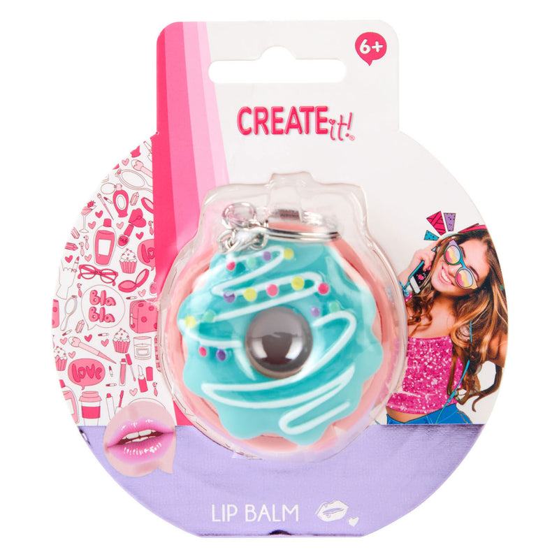 Load image into Gallery viewer, Canenco create it! donut lipbalsem sleutelhanger
