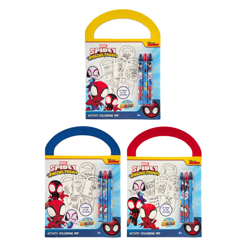 Load image into Gallery viewer, Canenco spidey activiteitenboek - incl. 3 kleurpotloden

