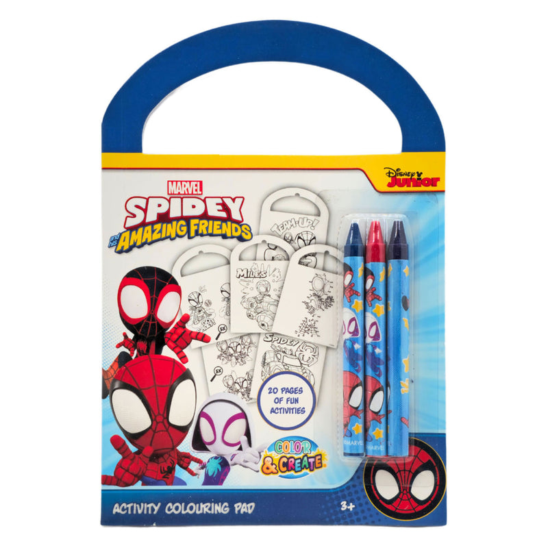 Load image into Gallery viewer, Canenco spidey activiteitenboek - incl. 3 kleurpotloden
