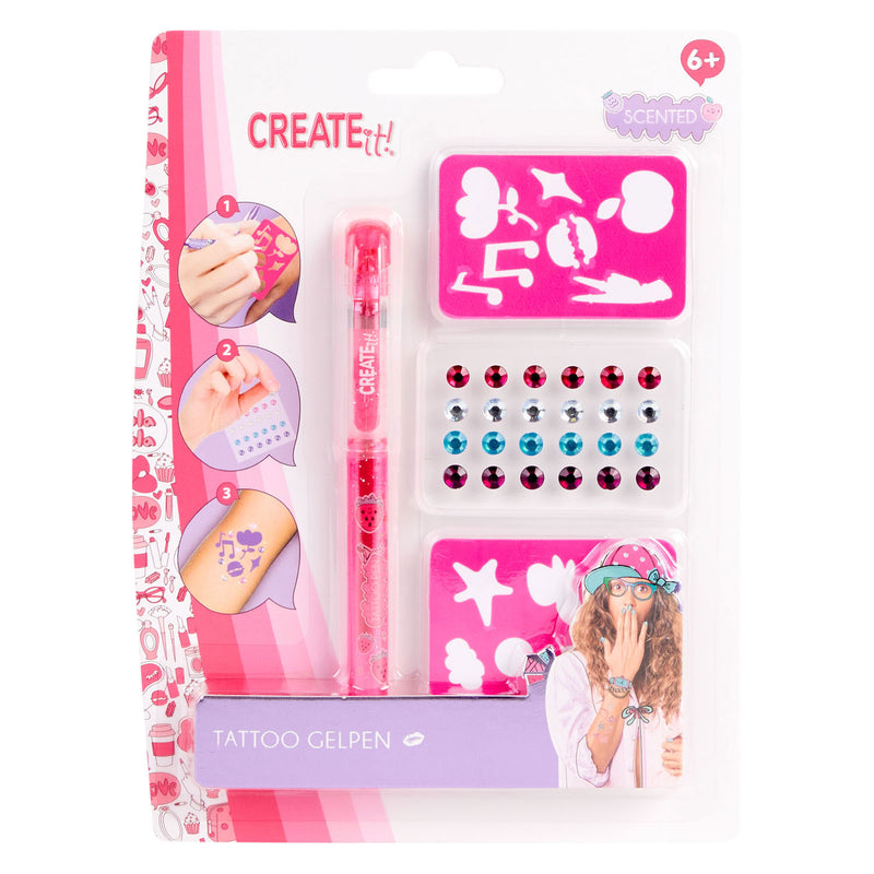 Afbeelding laden in galerijviewer, Create it! tatto geurpen met diamanten en sjablonen
