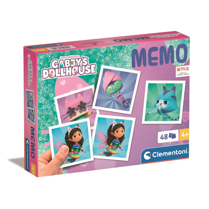 Load image into Gallery viewer, Clementoni memo gabby's dollhouse pocket
