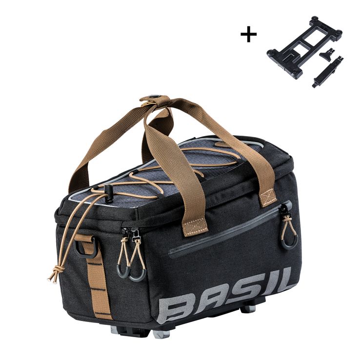 Load image into Gallery viewer, Basil tas miles trunkbag mik 2.0 zwart | 7l
