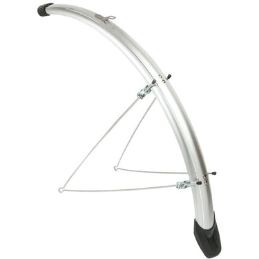 Spatbordset Eurofender Elegance 28 x 46 mm - zilver