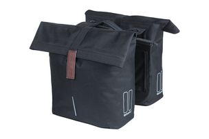Basil - City - double bicycle bag MIK - 28-32 liters - black