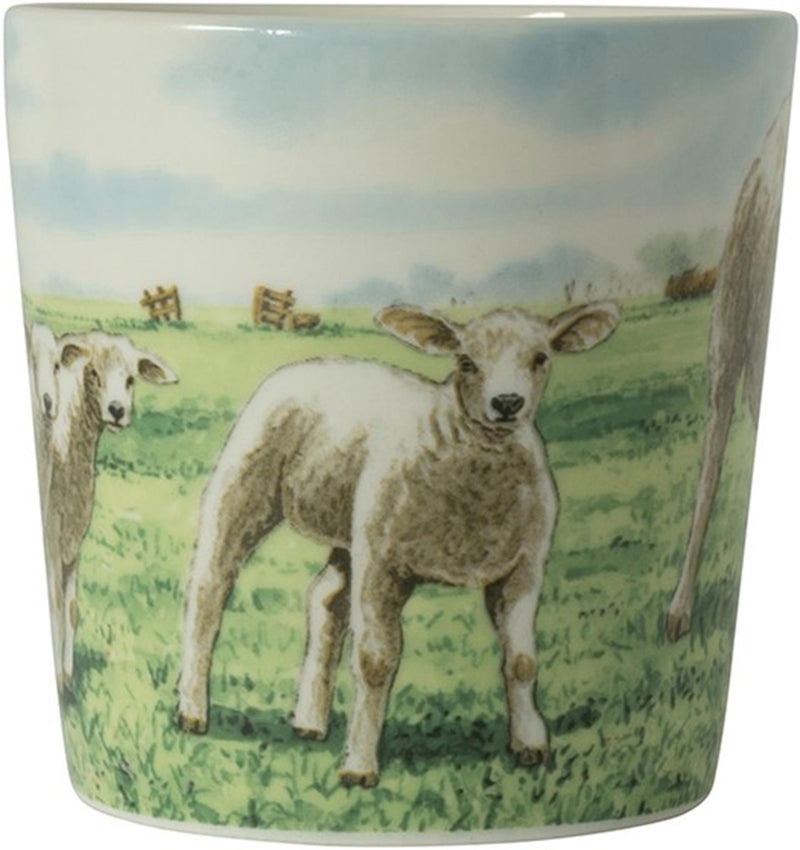 Load image into Gallery viewer, Wiebe van der zee wiebe's farm minimok schaap 230ml doos a 6 stuks porselein
