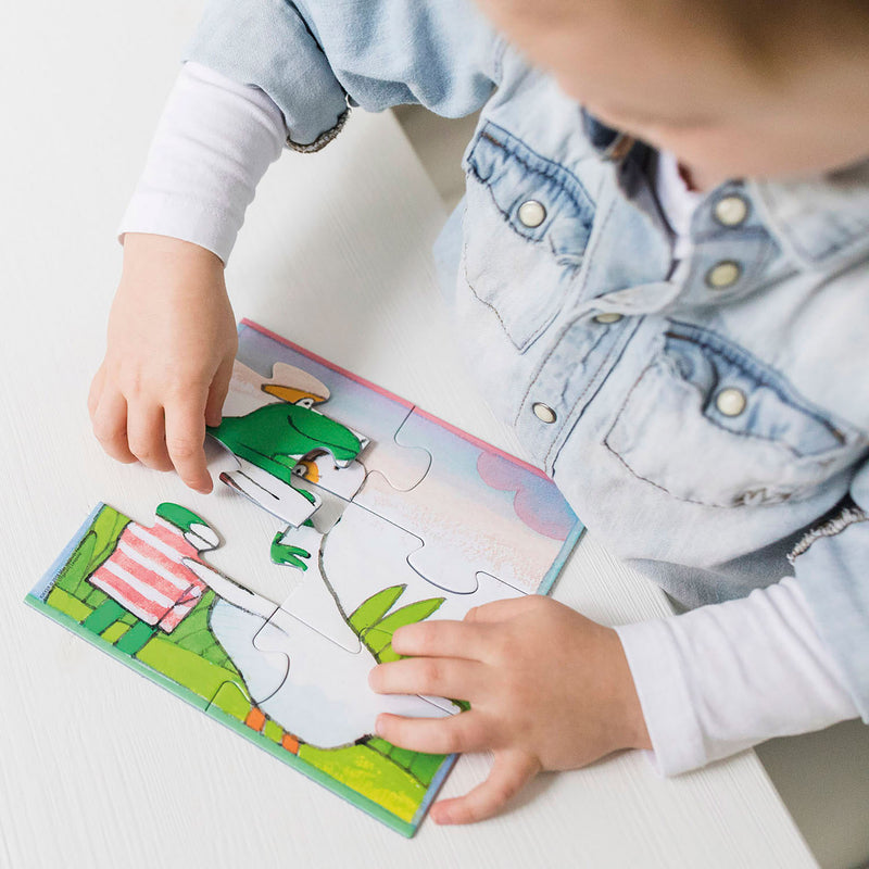 Load image into Gallery viewer, Bambolino kikker puzzel 4 in 1. 3+
