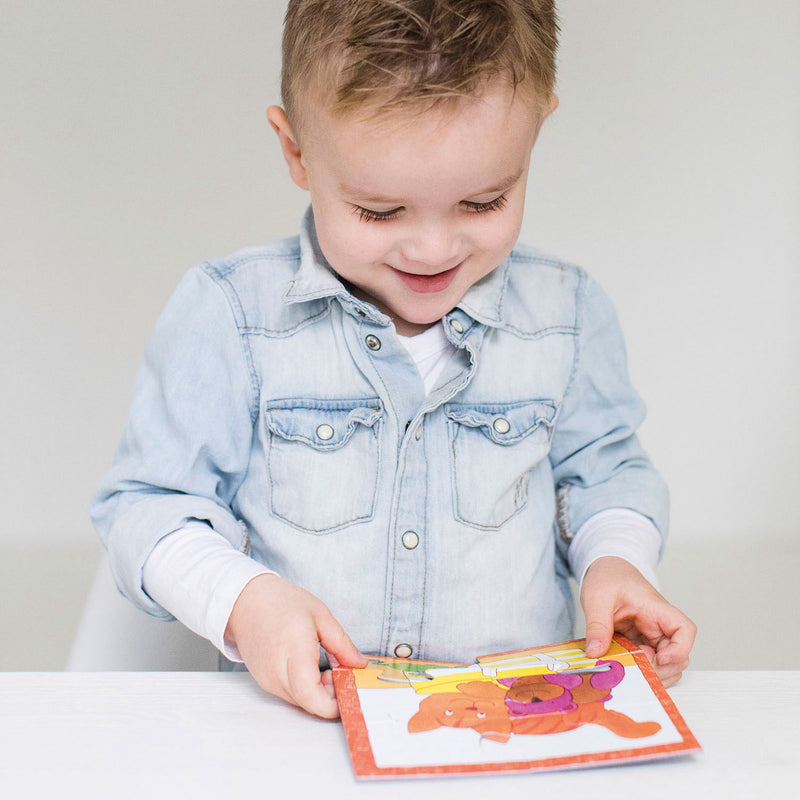 Load image into Gallery viewer, Bambolino dikkie dik puzzel 4 in 1. confetti 3+
